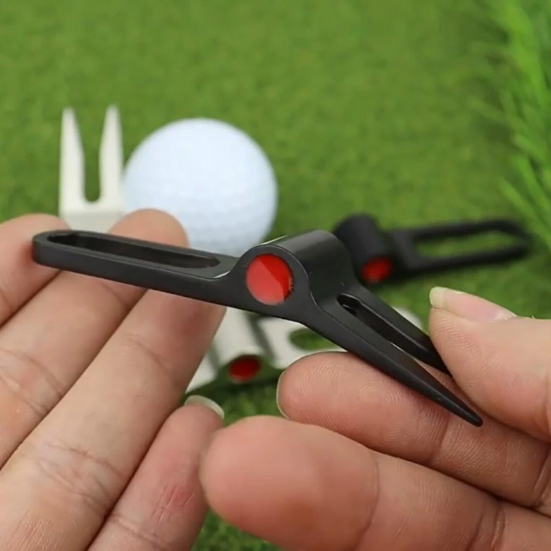 Divot Repair Tool - 1 шт. Металлический инструмент для ремонта