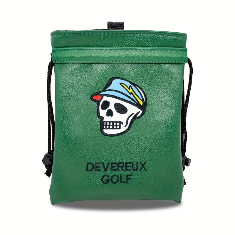 Golf Equipment Drawing - Портативная зеленая сумка для ценных вещей