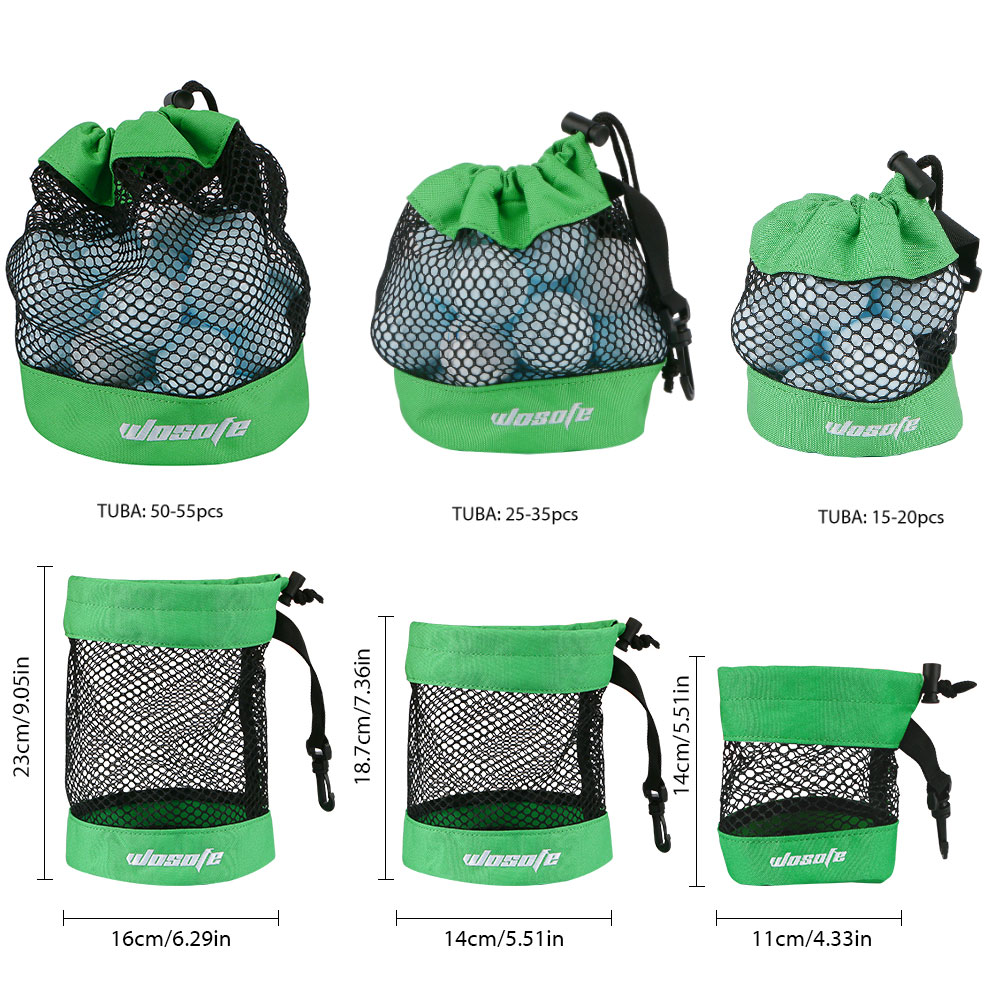 Golf Equipment Drawing - Нейлоновая сетчатая сумка для гольфа на