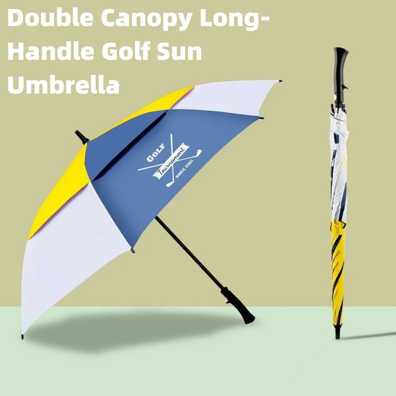 Golf Umbrella Large - Премиальный большой двухслойный водонепроницаемый зонт для