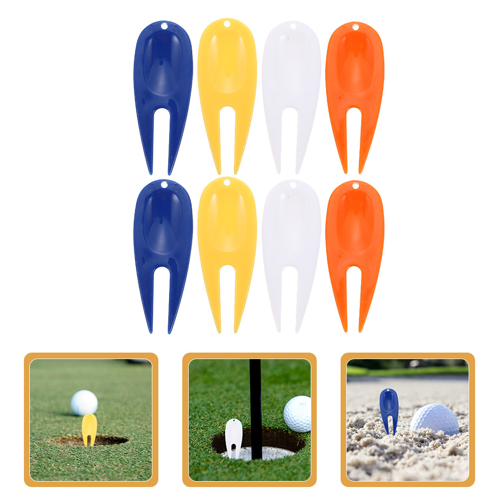 Divot Repair Tool - 8 шт. износостойких вилок для ремонта