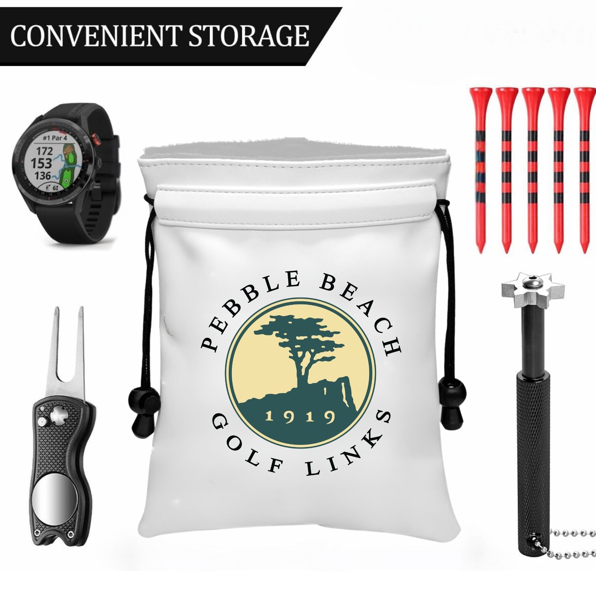 Сумка для ценных вещей Crown G – обзор и цена Golf Equipment Drawing