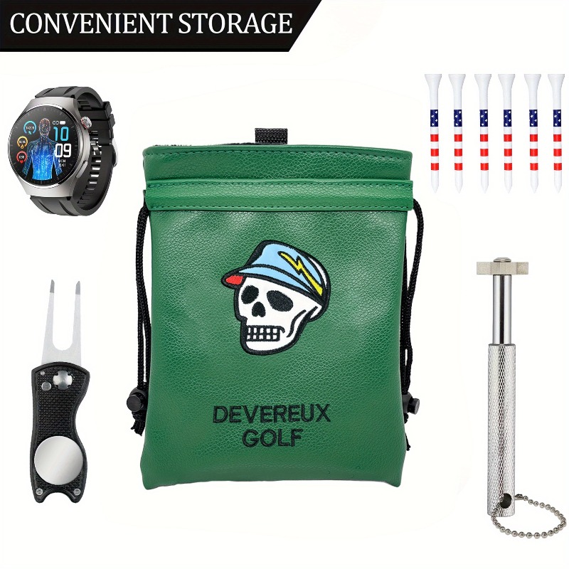 Портативная зеленая сумка для  – обзор и цена Golf Equipment Drawing