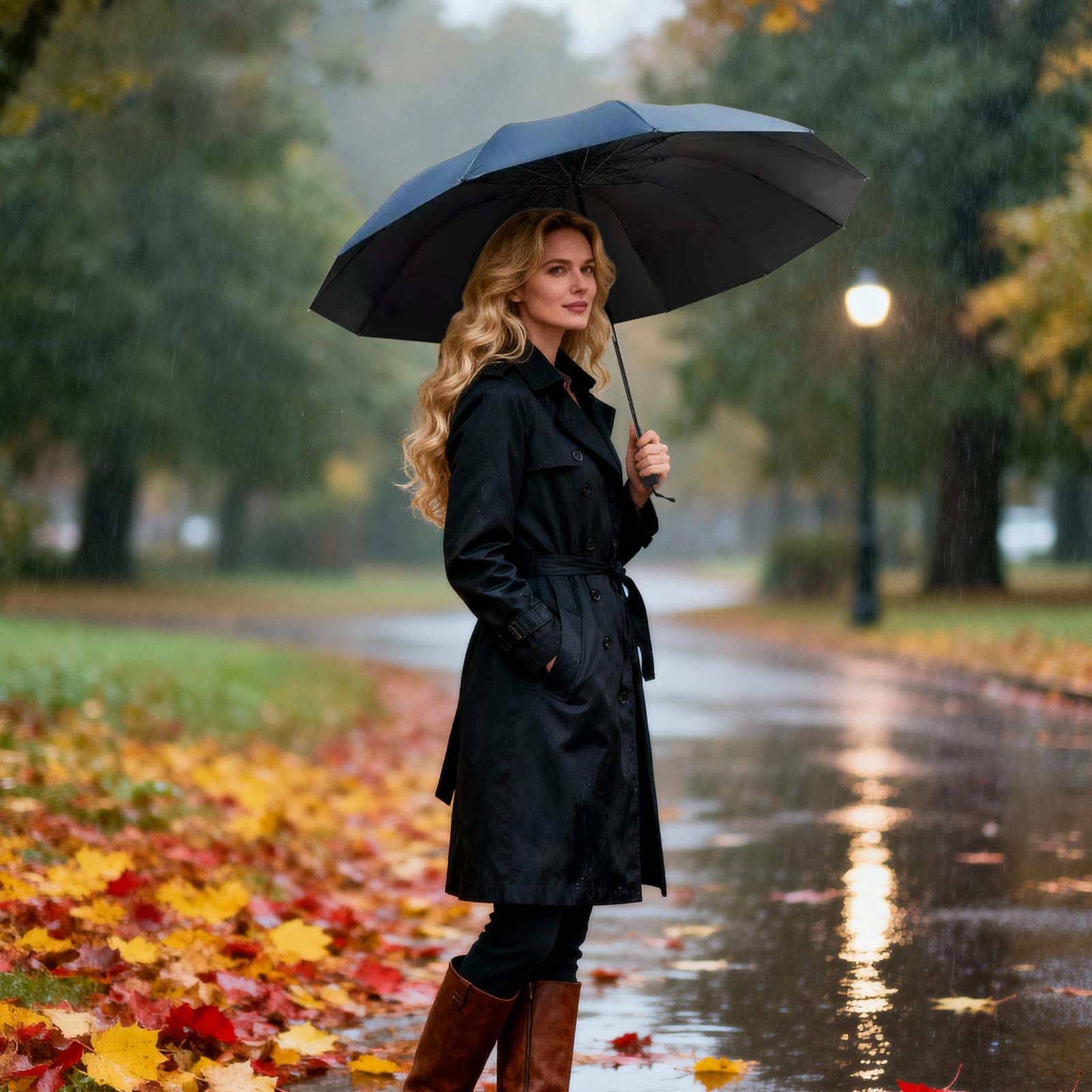 Ветрозащитный зонт, 12 ручек,  – обзор и цена Golf Umbrella Large