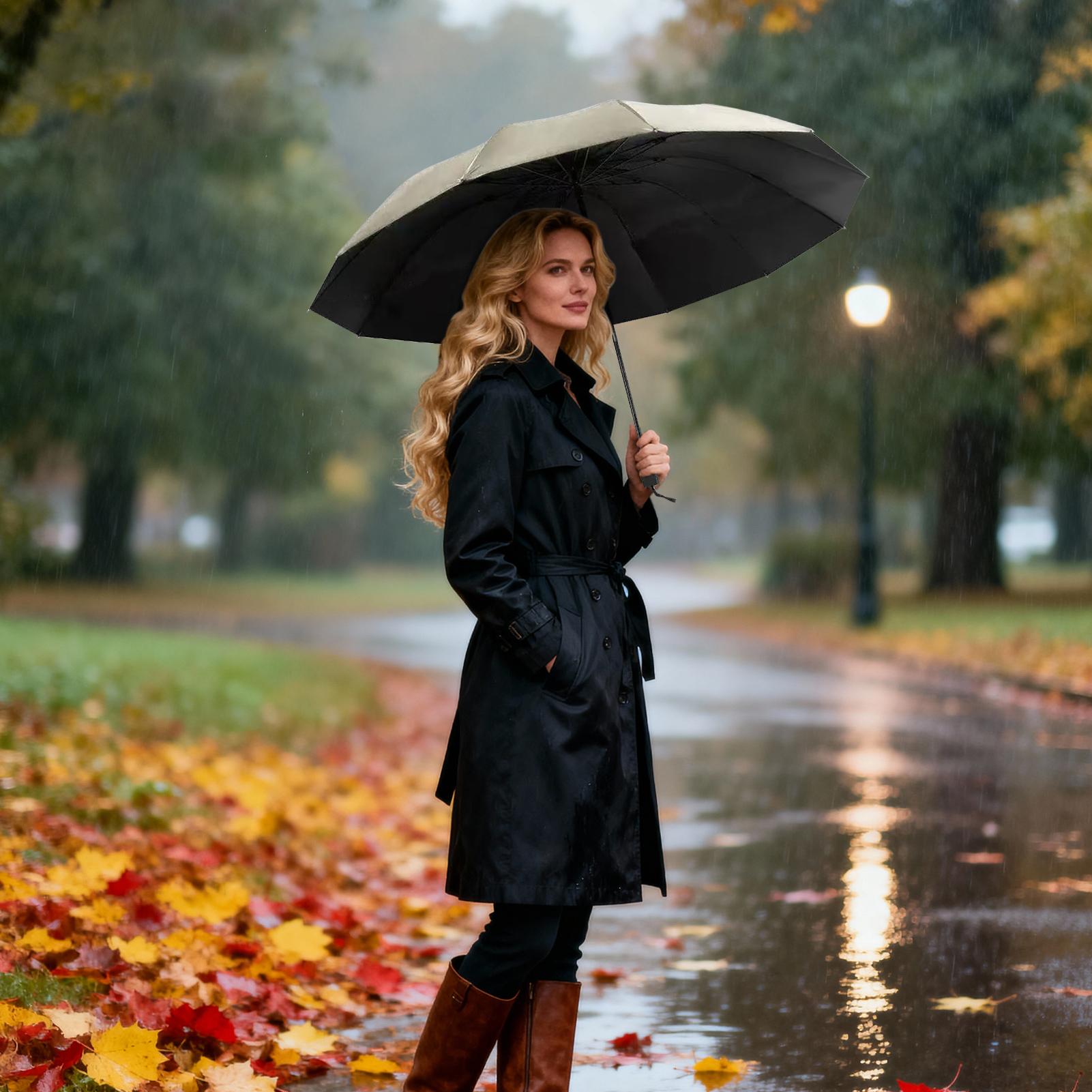 Ветрозащитный зонт, 12 ручек,  – обзор и цена Golf Umbrella Large