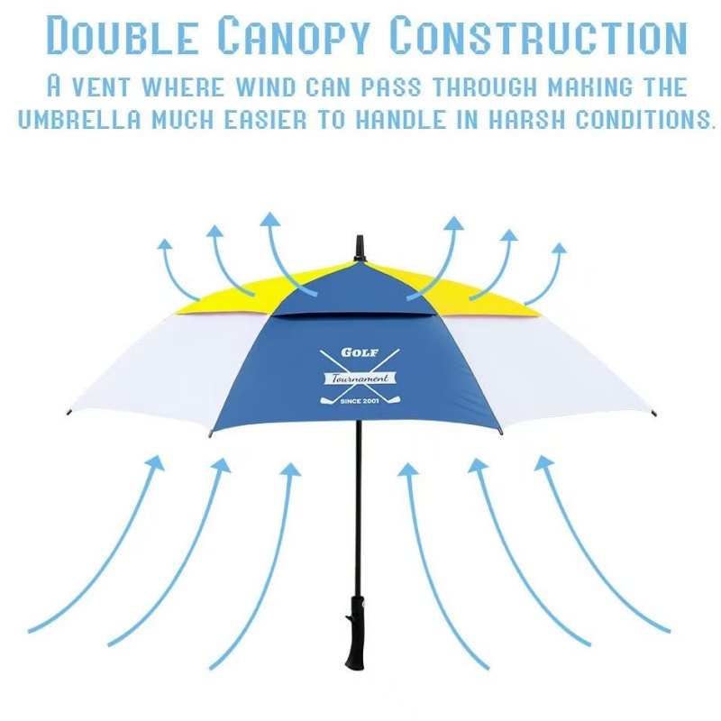 Премиальный большой двухслойны – обзор и цена Golf Umbrella Large