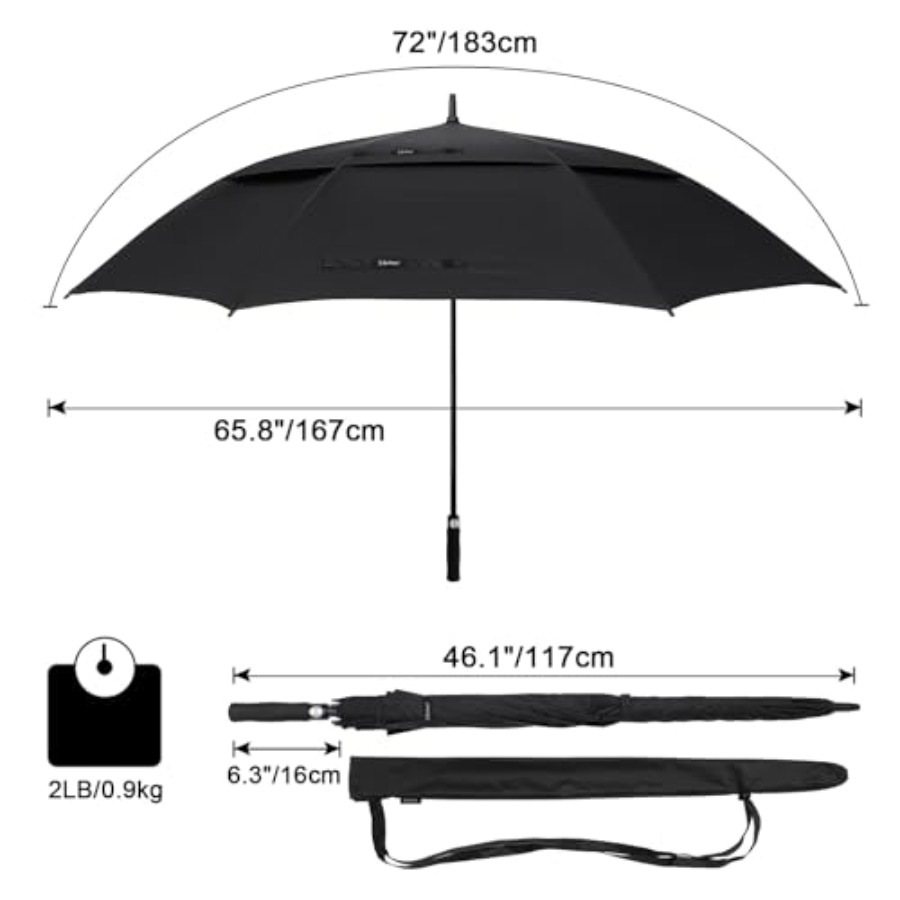 Автоматический зонт для гольфа – обзор и цена Golf Umbrella Large